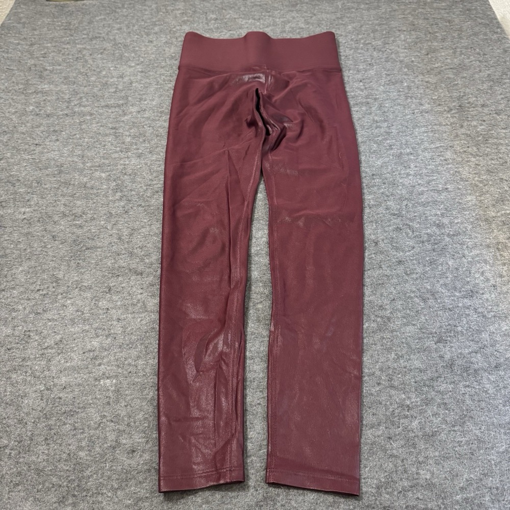 CARBON38 Legging Takara Shine High‎ Rise Moto Red Womens XS Yoga Pilates Workout